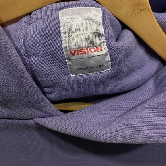 Kanye West Yeezy 2020 Vision Double Layered Hoodie ‘Purple’ - Picture 5 of 12